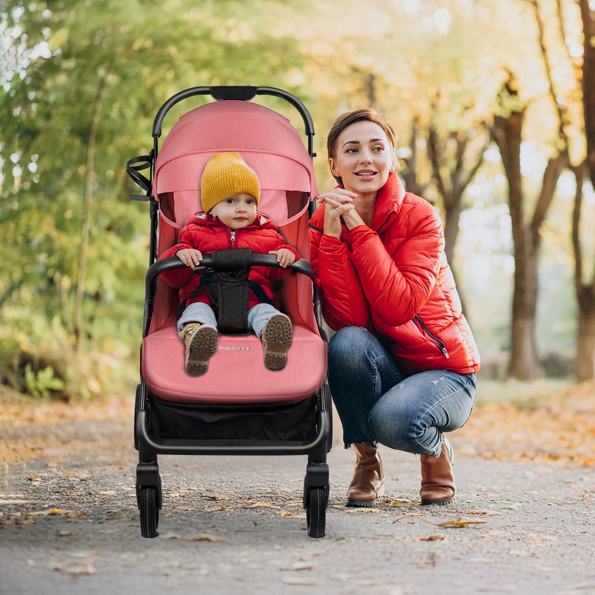 Memores Buggy Pink. Incl. Gratis Luiertas.
