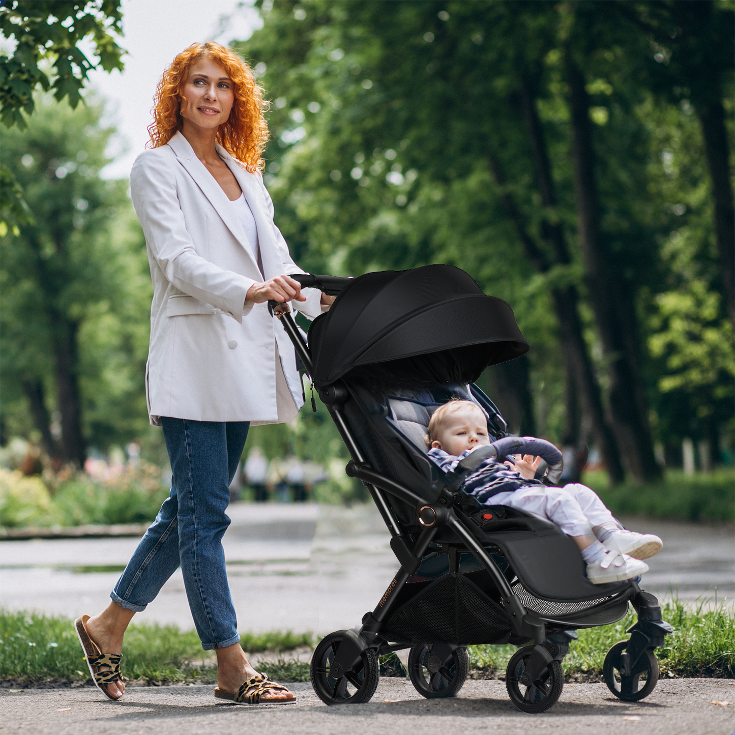 Memores Buggy Onyx Black - Automatisch inklapsysteem. Incl. Gratis Luiertas.