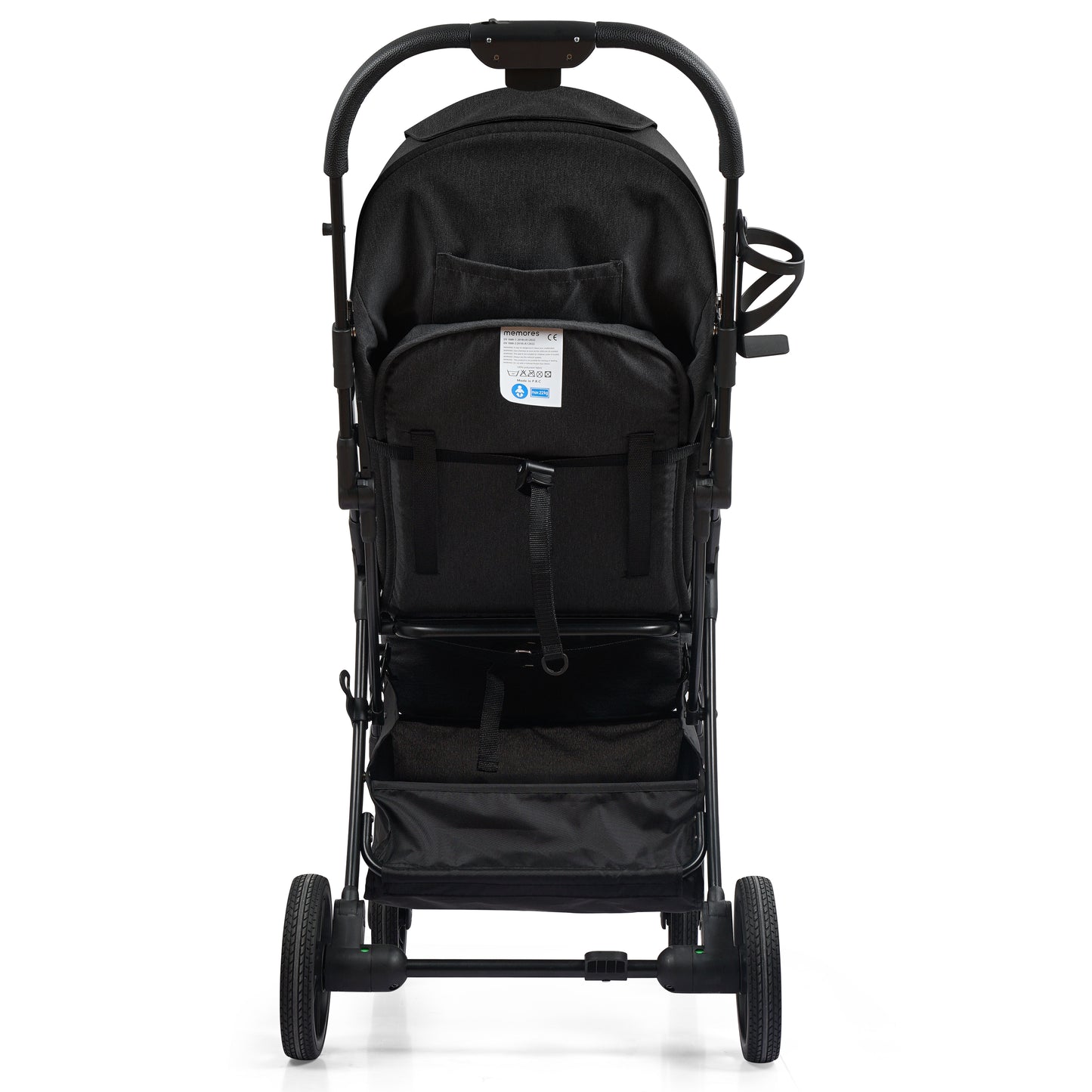 Memores Buggy Black. Incl. Gratis Luiertas.