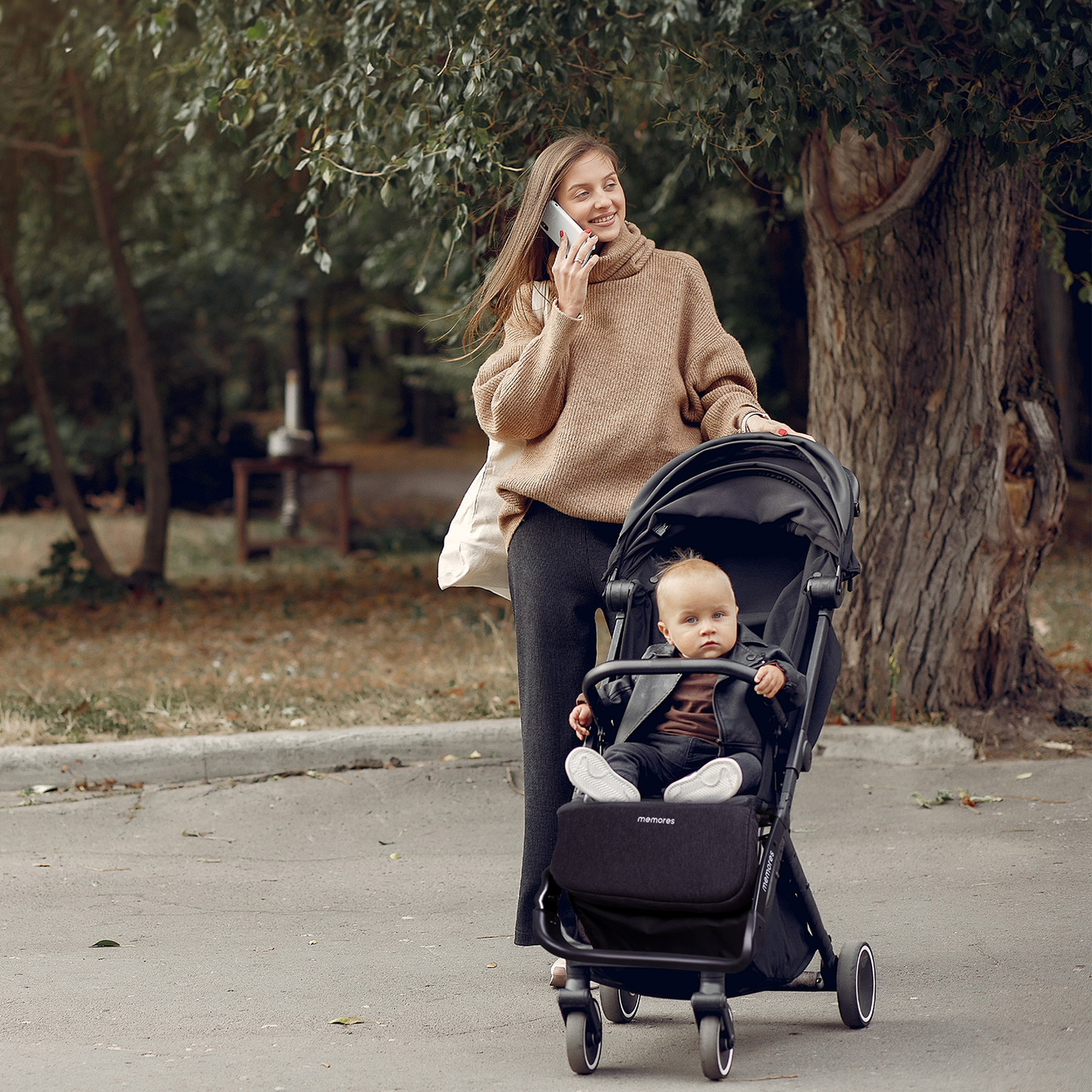 Memores Buggy Black. Incl. Gratis Luiertas.