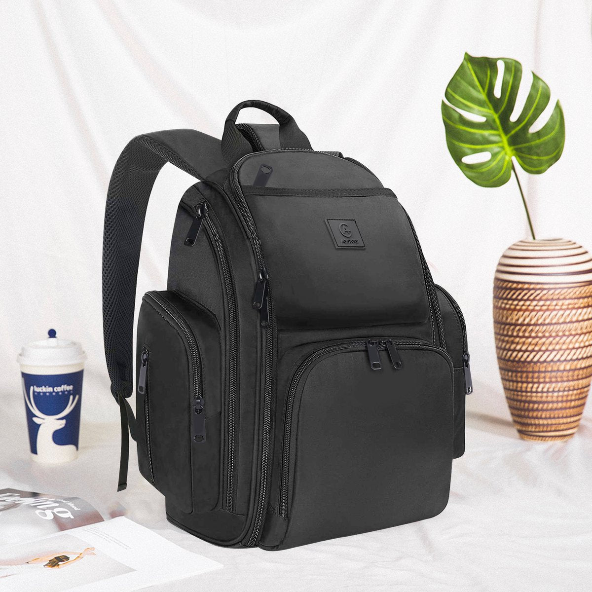 AG Luiertas Rugzak Zwart 28L